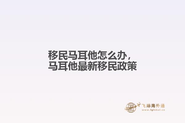 移民马耳他怎么办，马耳他最新移民政策1.jgp