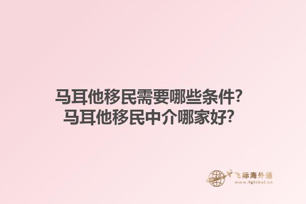 马耳他移民需要哪些条件？马耳他移民中介哪家好？1.jpg