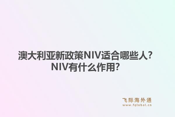 澳大利亚新政策NIV适合哪些人？NIV有什么作用？1.jpg