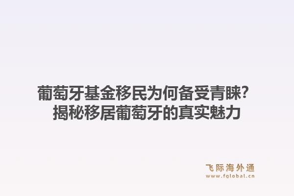葡萄牙基金移民为何备受青睐？揭秘移居葡萄牙的真实魅力1.jpg