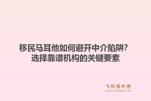 移民马耳他如何避开中介陷阱?选择靠谱机构的关键要素1.jpg