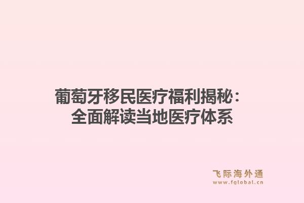 葡萄牙移民医疗福利揭秘：全面解读当地医疗体系