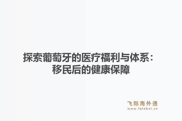 探索葡萄牙的医疗福利与体系：移民后的健康保障