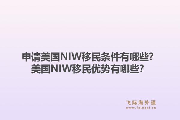 申请美国NIW移民条件有哪些？美国NIW移民优势有哪些？1.jpg
