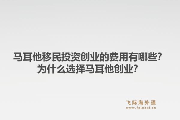 马耳他移民投资创业的费用有哪些?为什么选择马耳他创业?1.jpg