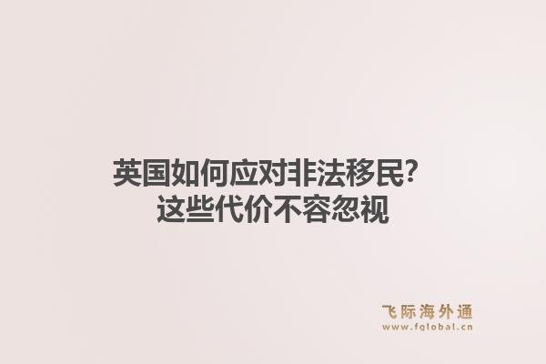 英国如何应对非法移民？这些代价不容忽视