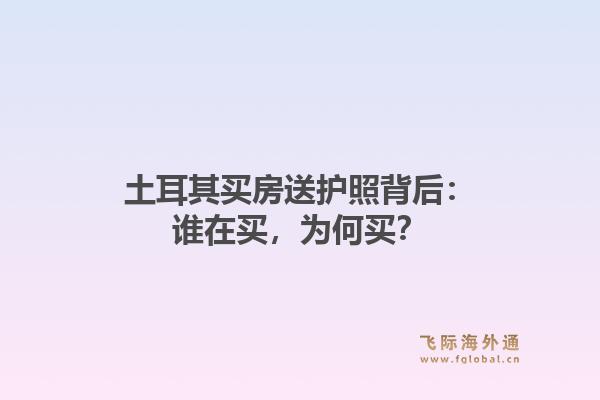 土耳其买房送护照背后:谁在买,为何买?1.jpg